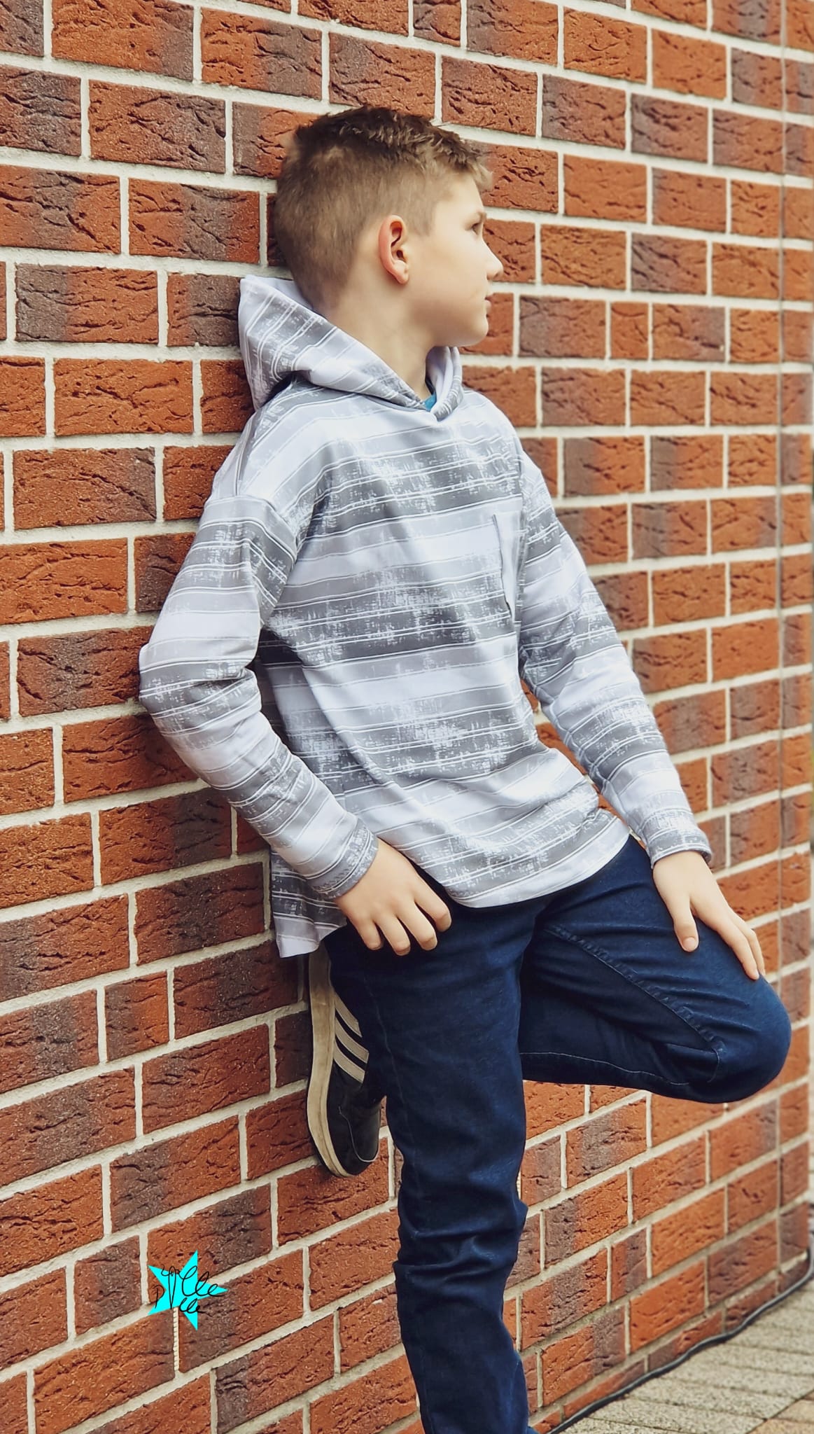 Grau Streifen Kombi Dauervorbestellung